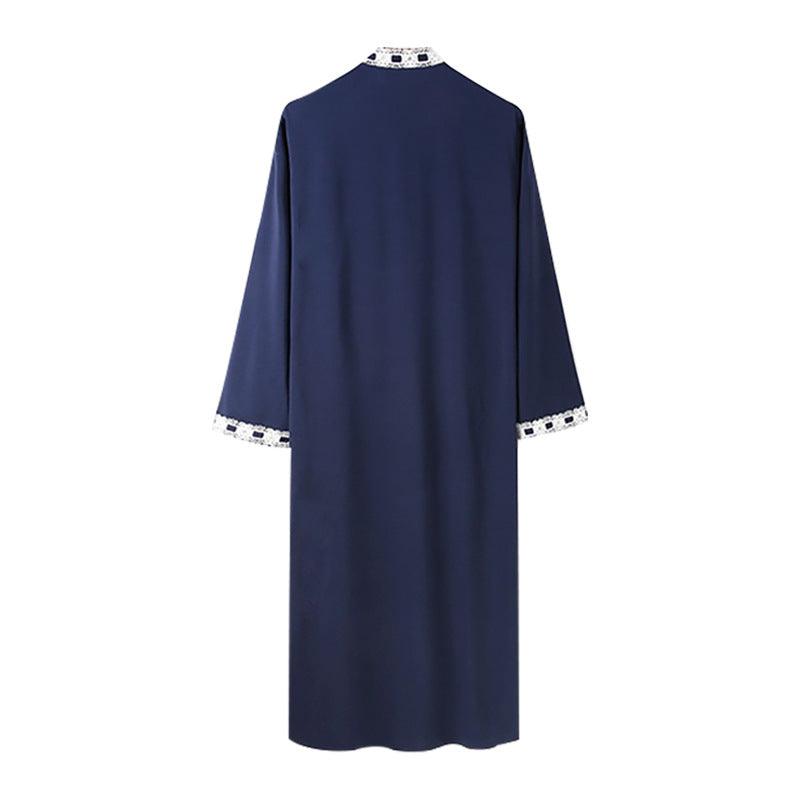 Arab Long Sleeved Solid Color Casual Robe - EX-STOCK CANADA