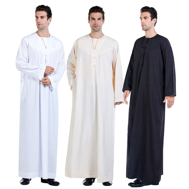 Arab Middle Eastern Emirates Style Men's Robe - EX-STOCK CANADA