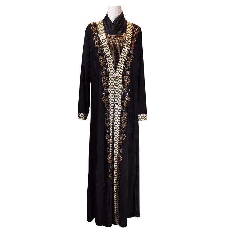 Arab Ramadan fashion beaded dress - EX-STOCK CANADA