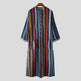 Arab Striped Printed Arab Men's Robe - EX-STOCK CANADA