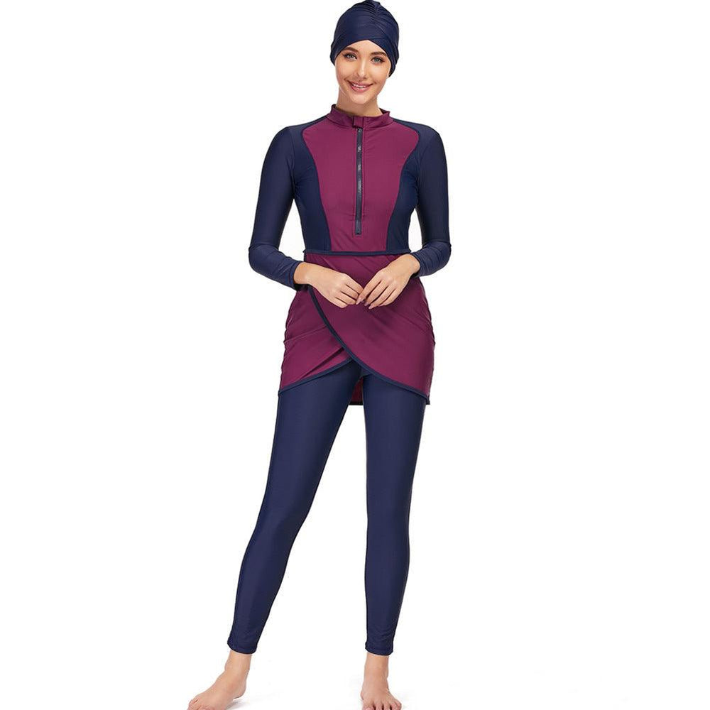 Arab Swimsuit 3piece Long Sleeve Pants - EX-STOCK CANADA