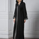 Arab Turkey Women Side Slit Fashion Abaya Robe - EX-STOCK CANADA