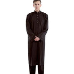 Arab Two-piece Solid Color Men's Robe - EX-STOCK CANADA