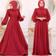 Arab Women's Clothing Long Sleeve Chiffon Dress - EX-STOCK CANADA