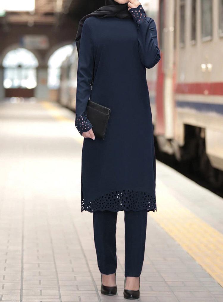Arab women's suit abaya two-piece suit - EX-STOCK CANADA