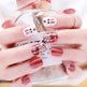 Artificial Christmas Snowflake Elk Cartoon Design Fake Nails Manicure - EX-STOCK CANADA