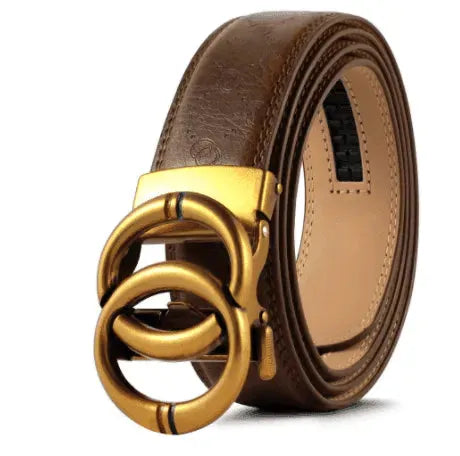 Automatic Alloy Buckle Cowhide Men's Belt - EX-STOCK CANADA