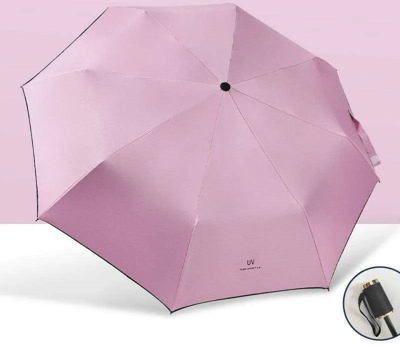 Automatic Lady's Rain & Sun Folding Umbrella - EX-STOCK CANADA