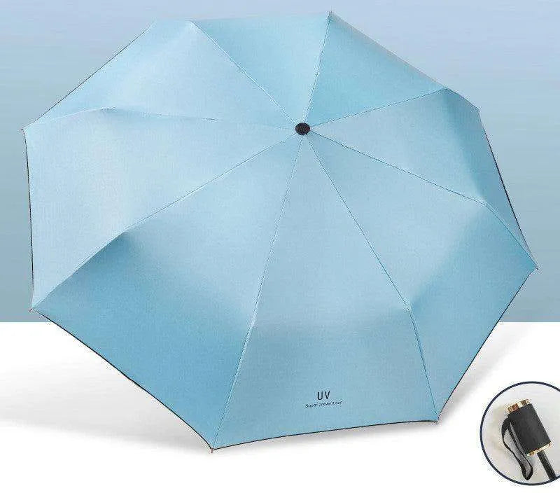 Automatic Lady's Rain & Sun Folding Umbrella - EX-STOCK CANADA