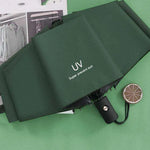 Automatic Lady's Rain & Sun Folding Umbrella - EX-STOCK CANADA