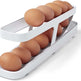 Automatic Scrolling Egg Rack Holder Storage Box Egg Basket Container Organizer Rolldown Refrigerator Egg Dispenser For Kitchen Gadgets - EX-STOCK CANADA