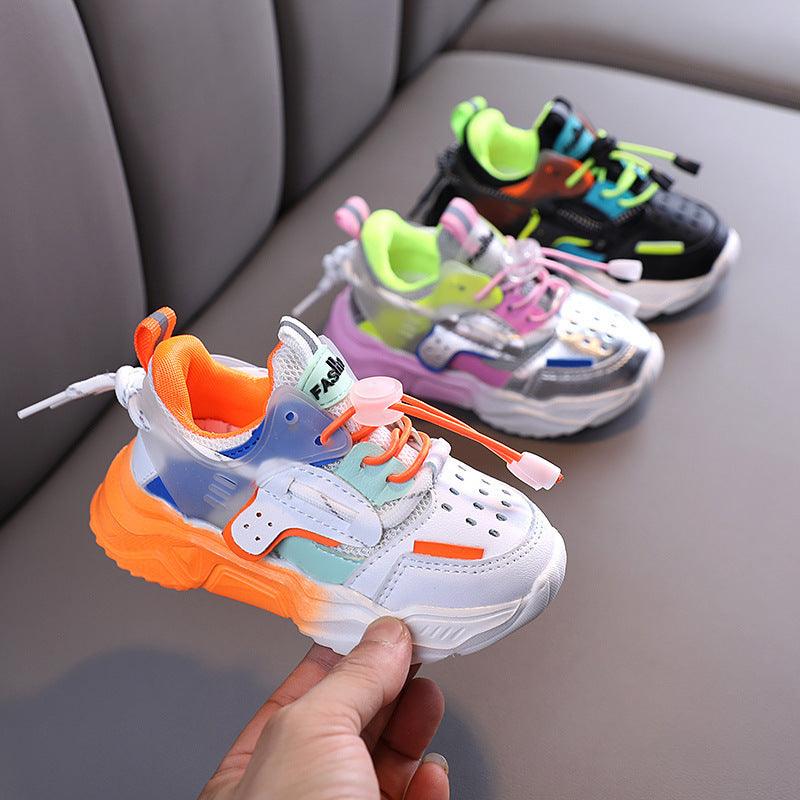 Autumn Baby Girls Boys Casual Shoes Soft Bottom Non-slip Breathable Outdoor Fashion for Kids Sneakers Children Sports Shoes - EX-STOCK CANADA