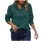 Autumn Comfortable Loose Snake Bone Pattern Solid Color Stand Collar Women's Sweater - EX-STOCK CANADA