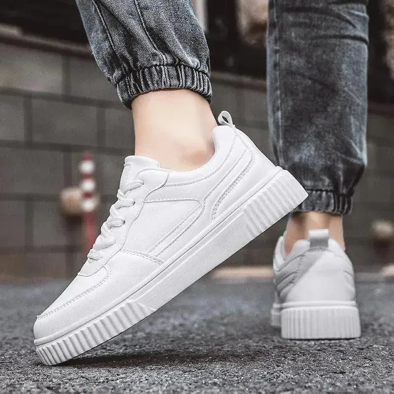 Autumn New Breathable White Shoes For Students Trendy All-Match Platform Sports Casual sneakers for men - EX-STOCK CANADA