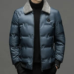 Men's Cotton-padded Slim Fit Zipper Lightweight Winter Puffer Jacket