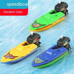 Baby Color Cognition Yacht Speedboat Sailing Motor Boat Summer Water Bath Toys - EX-STOCK CANADA