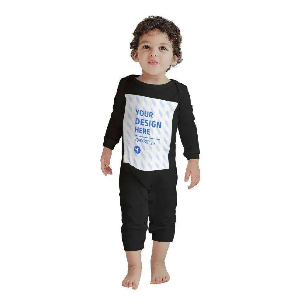 Baby's Comfortable Cotton Long Sleeve One Piece Personalized Wear - EX-STOCK CANADA