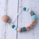 Baby's Wood Silicone Beads Pacifier Clip - EX-STOCK CANADA