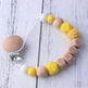 Baby's Wood Silicone Beads Pacifier Clip - EX-STOCK CANADA