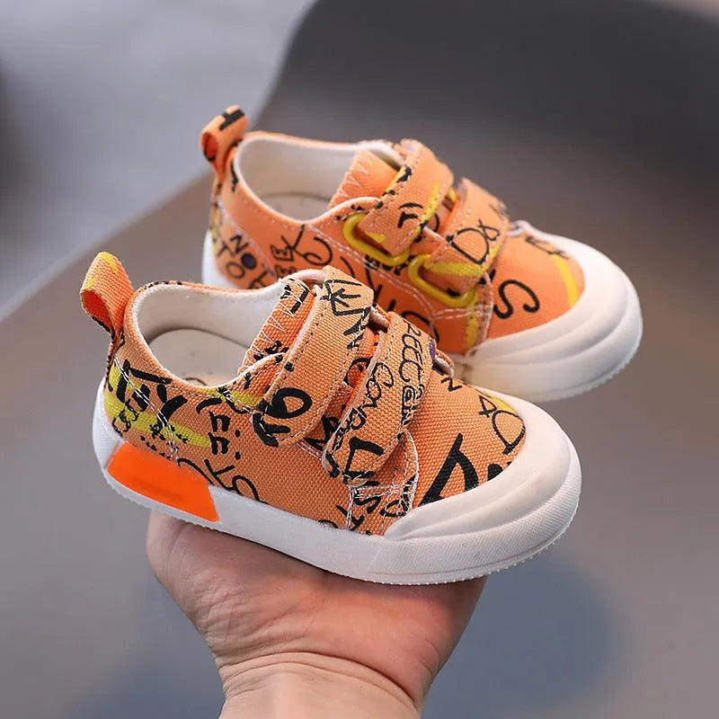 Baby Shoes Female 0-2 Years Old 1 Kids Canvas Shoes Boys Sneakers - EX-STOCK CANADA