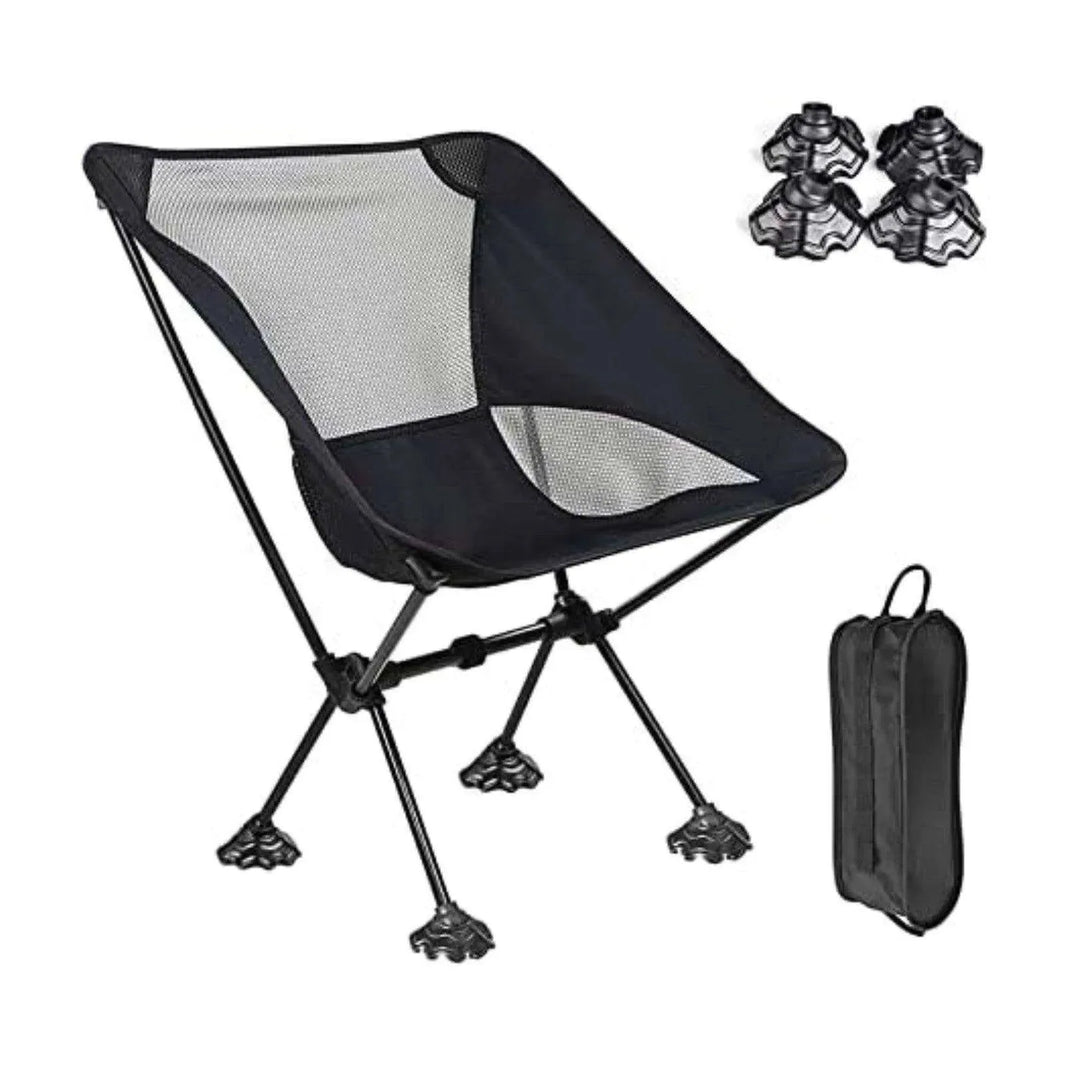 Backpack Chair: Anti-Slip Feet, 220lbs, Carry Bag - EX-STOCK CANADA