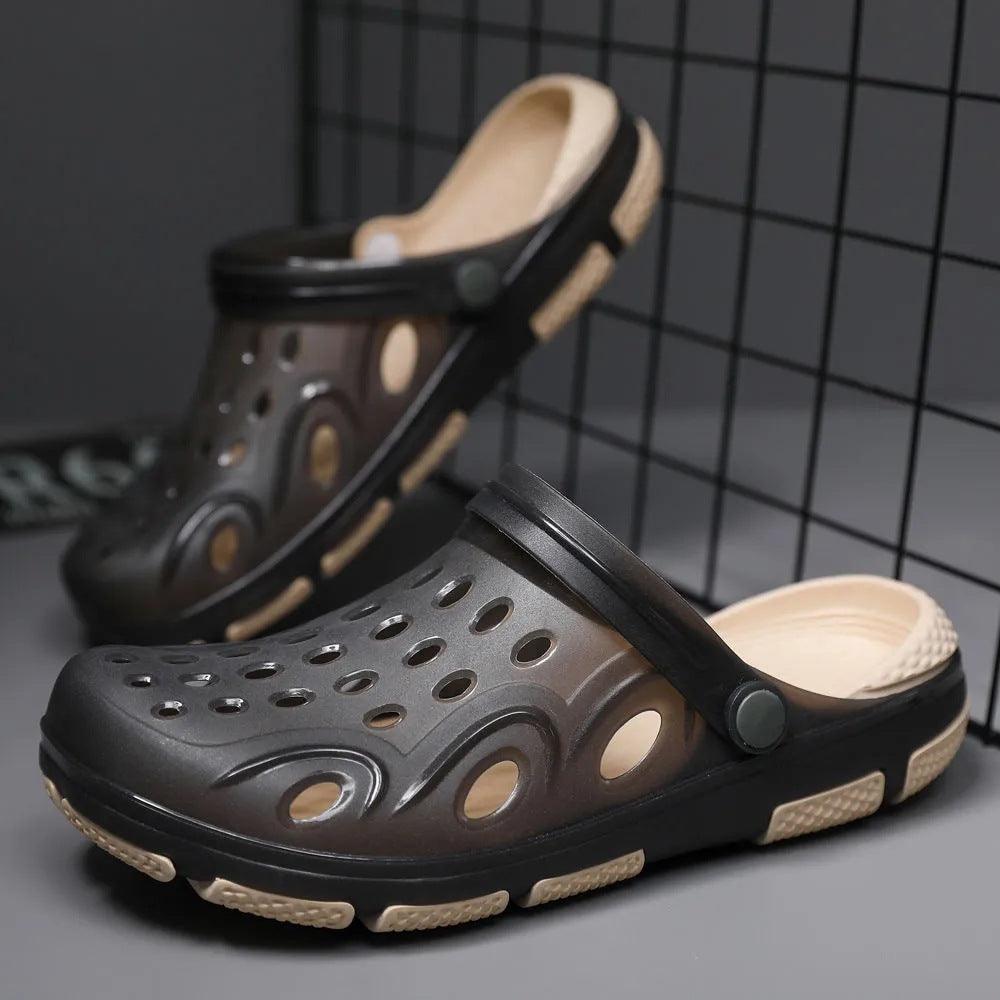 Baotou Sandals Outdoor Wear Half Drag Beach Shoes Men - EX-STOCK CANADA