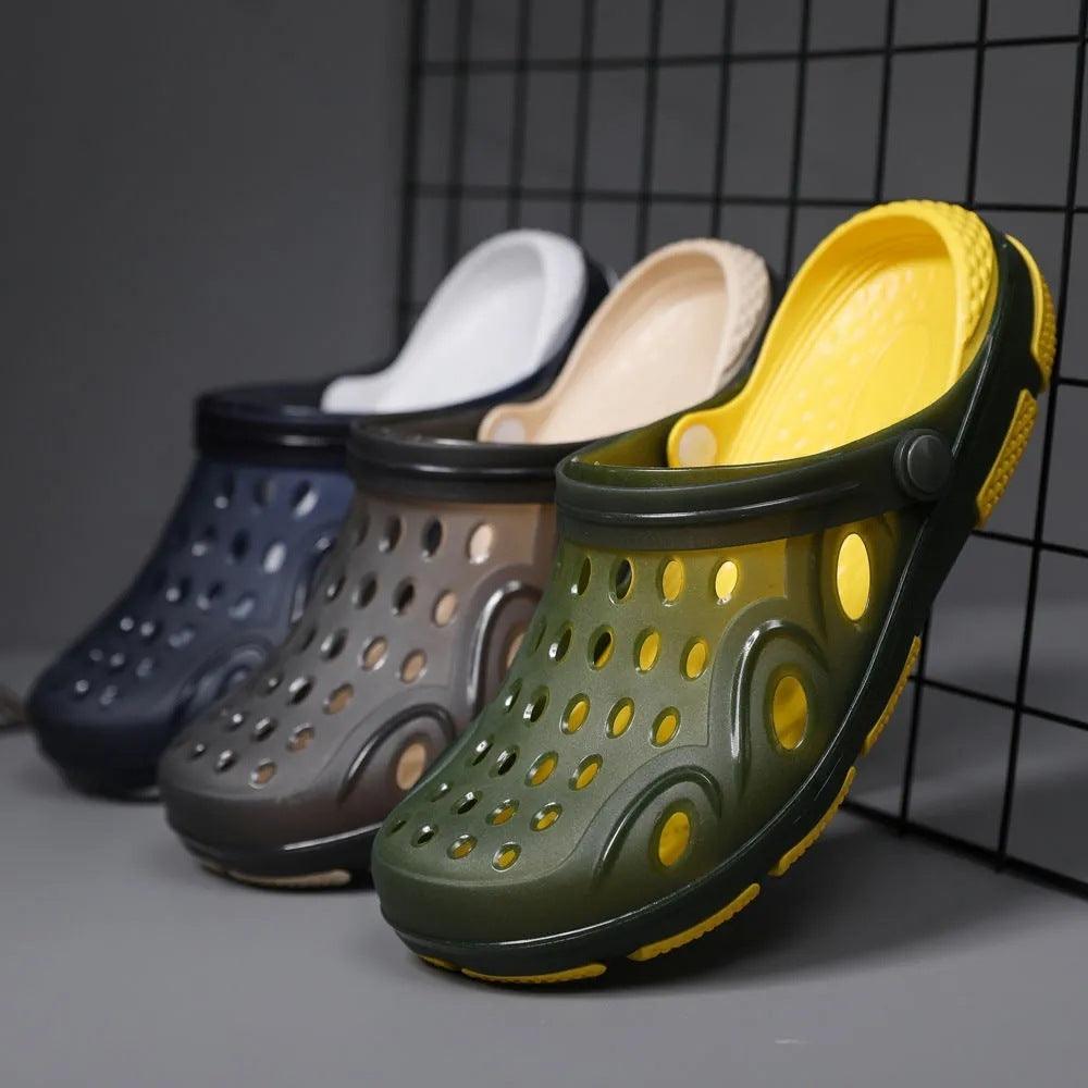 Baotou Sandals Outdoor Wear Half Drag Beach Shoes Men - EX-STOCK CANADA
