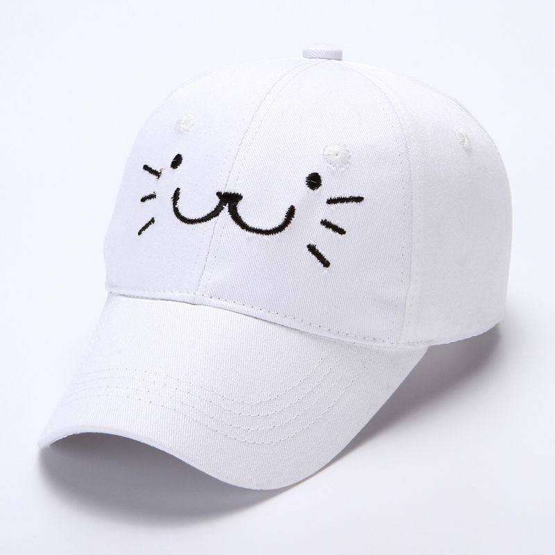 Baseball Korean Sunscreen Cute Kitten Cap - EX-STOCK CANADA