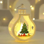 Christmas Candle Lamp Romantic Ornaments