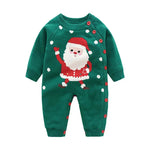 Newborn Baby Clothes Baby Crawling Clothes Thickening Out Baby Harness Christmas Baby Romper Baby Cotton Sleepwear