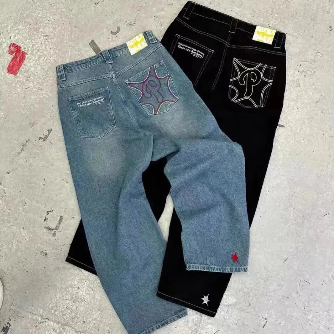 New Hip-hop Fashion Baggy Jeans Pant For Men And Women