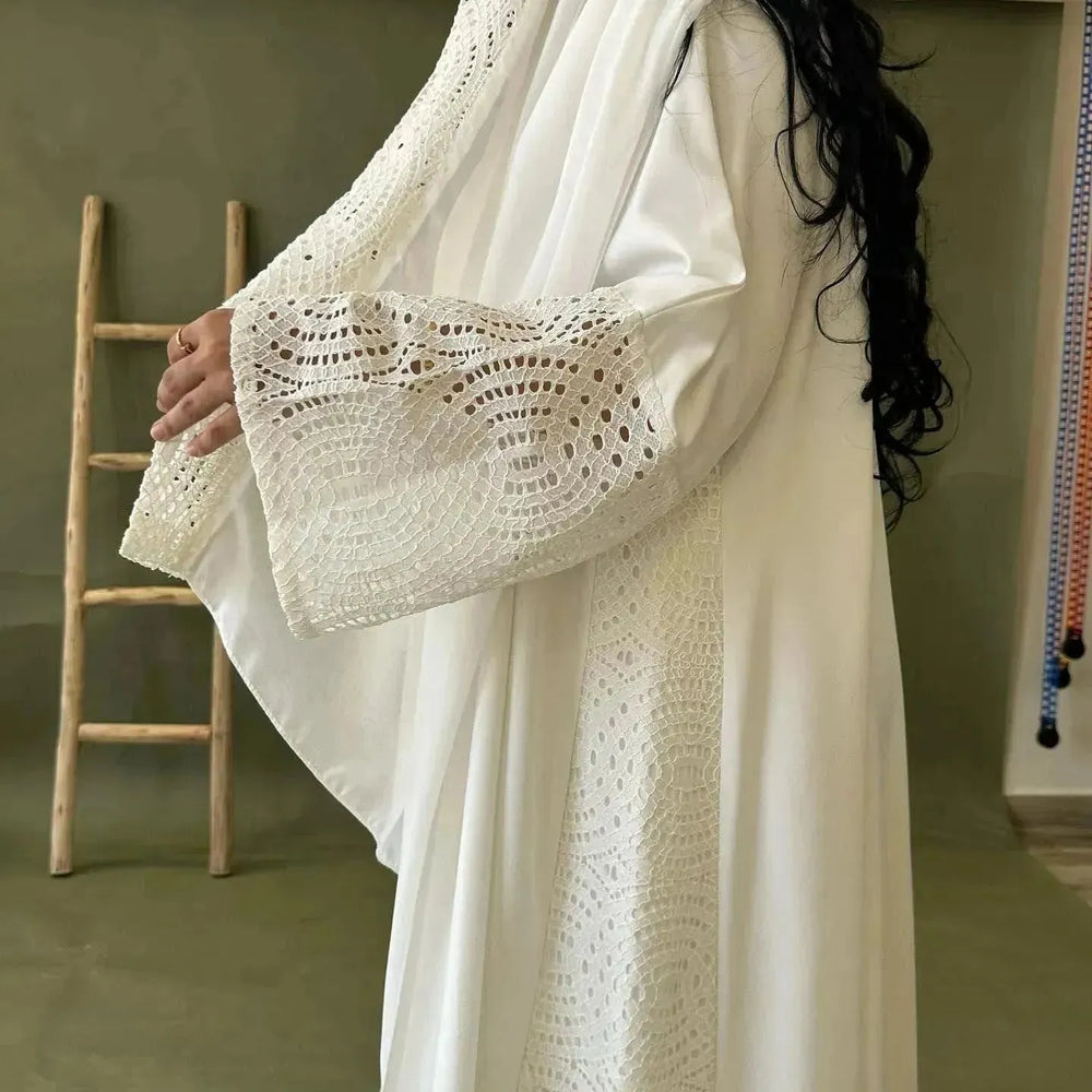 Beautiful Cardigan Robe Abaya Dress for Arab Dubai Turkey Middle East Women. - EX-STOCK CANADA