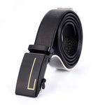 Belt Men's Automatic Buckle Belt Mirror Acrylic Iron Button Men's Business Casual Belt - EX-STOCK CANADA