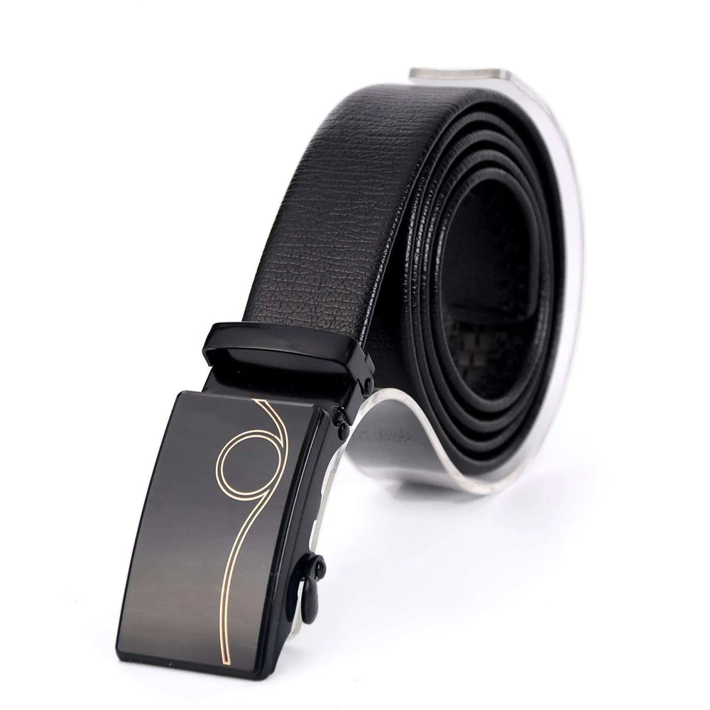 Belt Men's Automatic Buckle Belt Mirror Acrylic Iron Button Men's Business Casual Belt - EX-STOCK CANADA