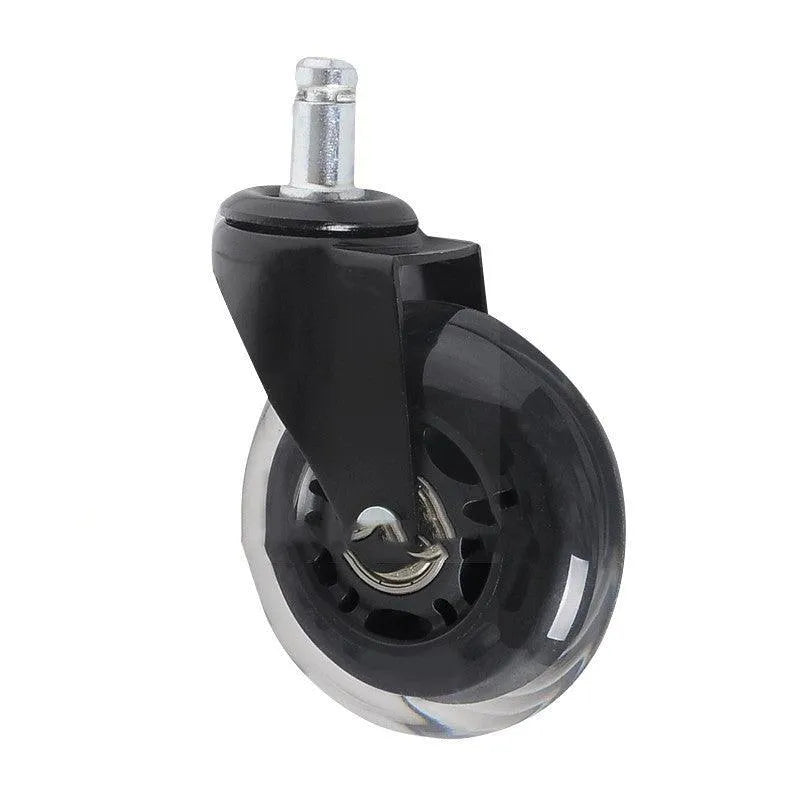 Benyu Casters 2.5 Black Transparent Wheel Furniture Wheel - EX-STOCK CANADA