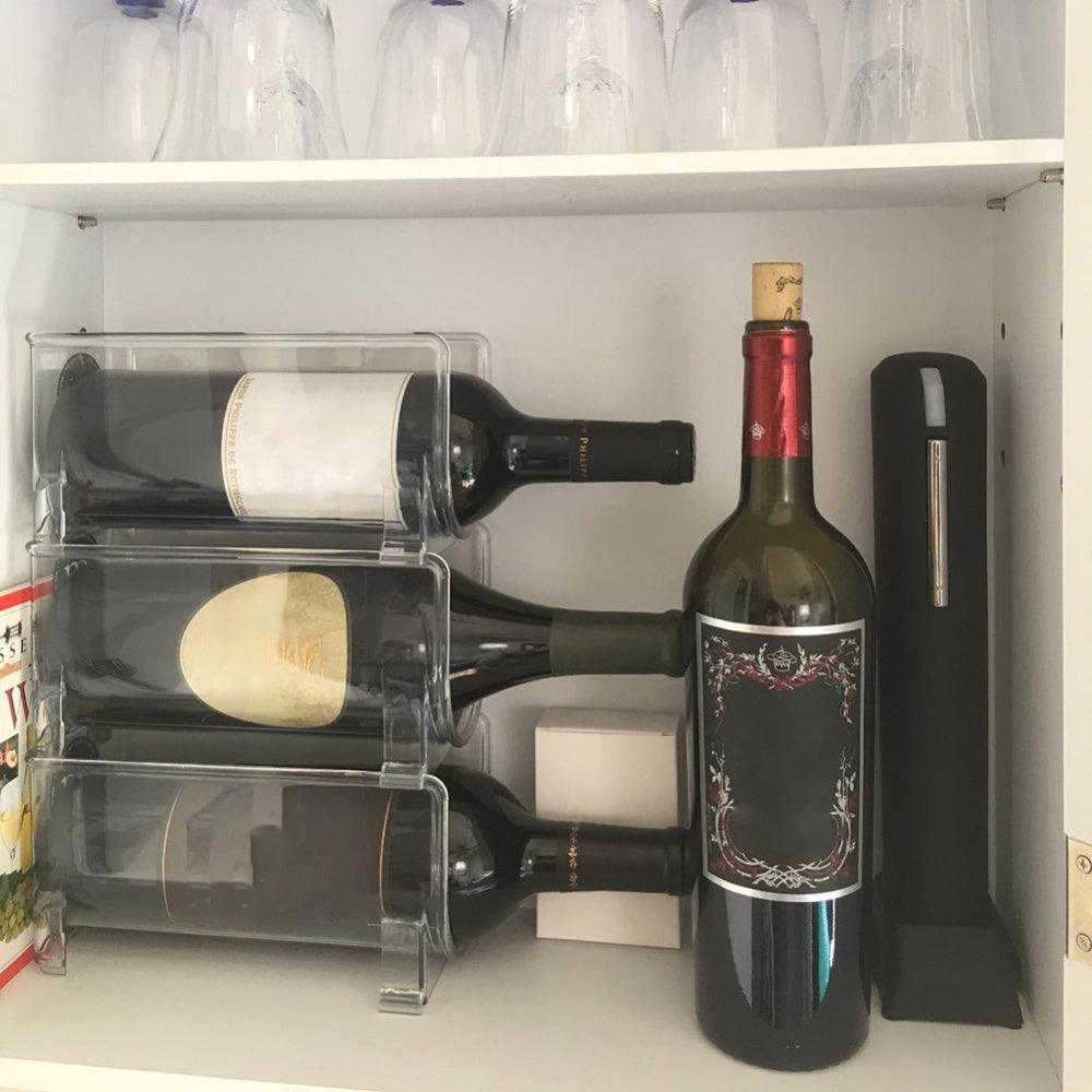 Beverage household wine rack refrigerator storage rack - EX-STOCK CANADA