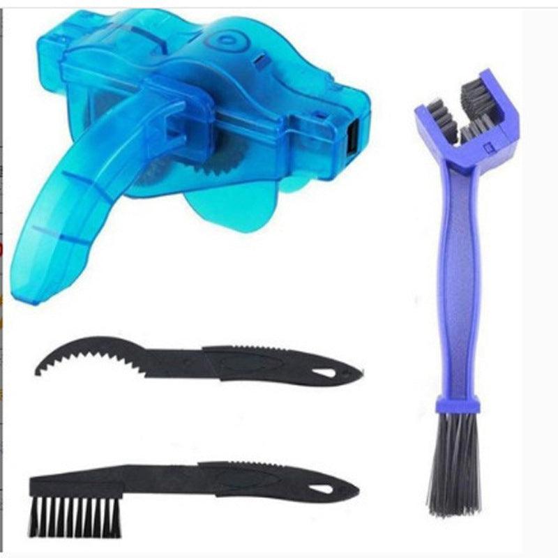 Bicycle Cleaning Tool Set Large Bristle Scrub Chain Cleaner Small Brush - EX-STOCK CANADA