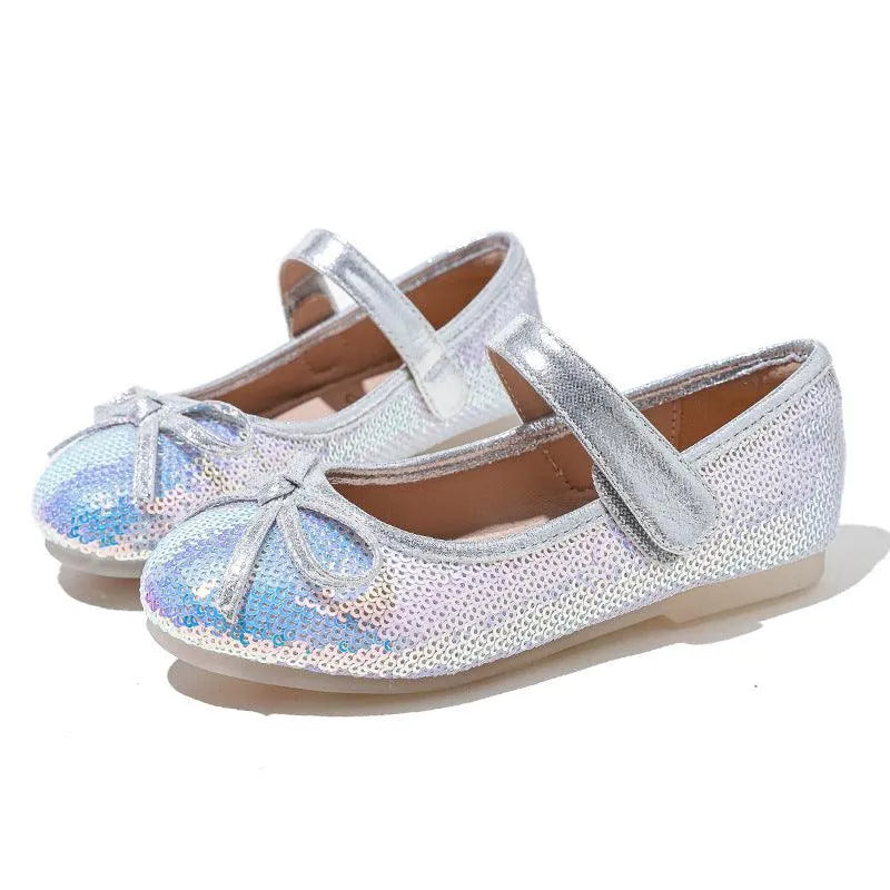 Big Kids Sequined Princess Shoes With Soft Sole - EX-STOCK CANADA