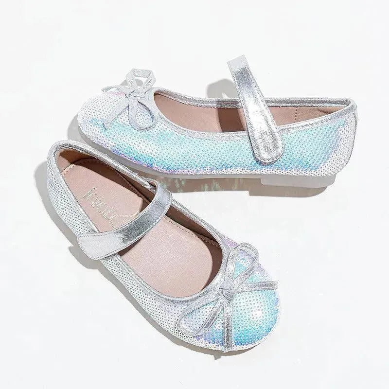 Big Kids Sequined Princess Shoes With Soft Sole - EX-STOCK CANADA