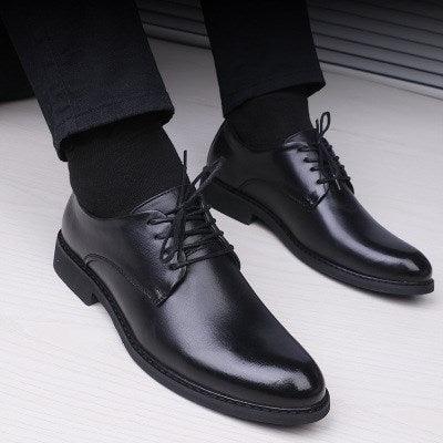 Black Shoes With Pointed Toe For Men - EX-STOCK CANADA