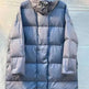 Black Silhouette Down Jacket Women Standing Collar Mid-length - EX-STOCK CANADA