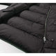 Black Silhouette Down Jacket Women Standing Collar Mid-length - EX-STOCK CANADA