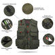 Black Vest Waistcoat Vest Men And Women With Multifunctional Tooling Style - EX-STOCK CANADA