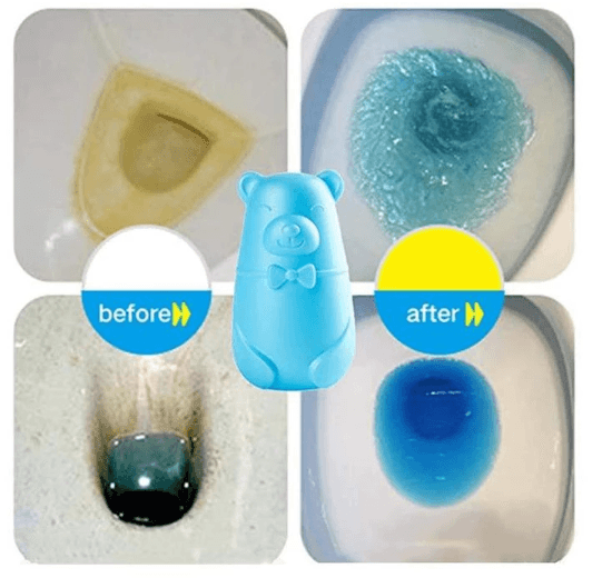 Blue bubble liquid toilet cleaning detergent treasure - EX-STOCK CANADA