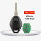 BMW EWS 3 Key Straight Board Replacement Remote Fob Key 315/433 MHZ ID44 HU58 Chip - EX-STOCK CANADA