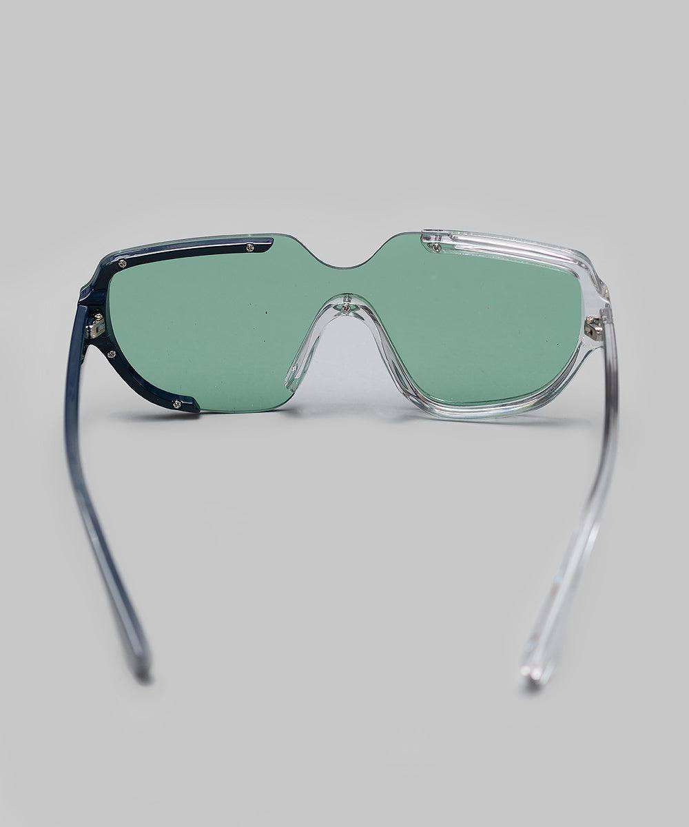 Bored Wear Asymmetrical Green Glasses - EX-STOCK CANADA