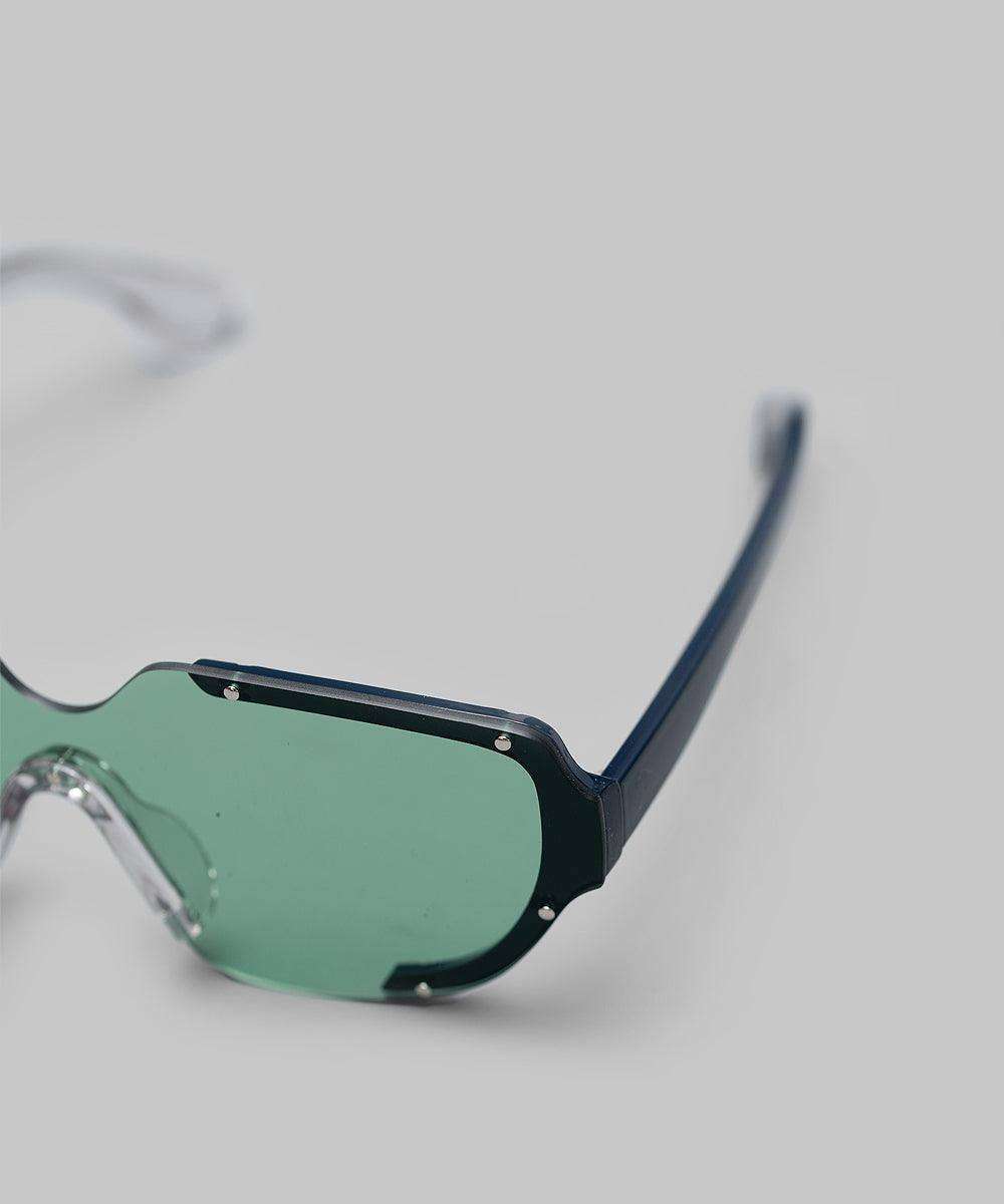 Bored Wear Asymmetrical Green Glasses - EX-STOCK CANADA
