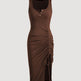 Bottom Drawstring Thread Dress Tight Skirt - EX-STOCK CANADA