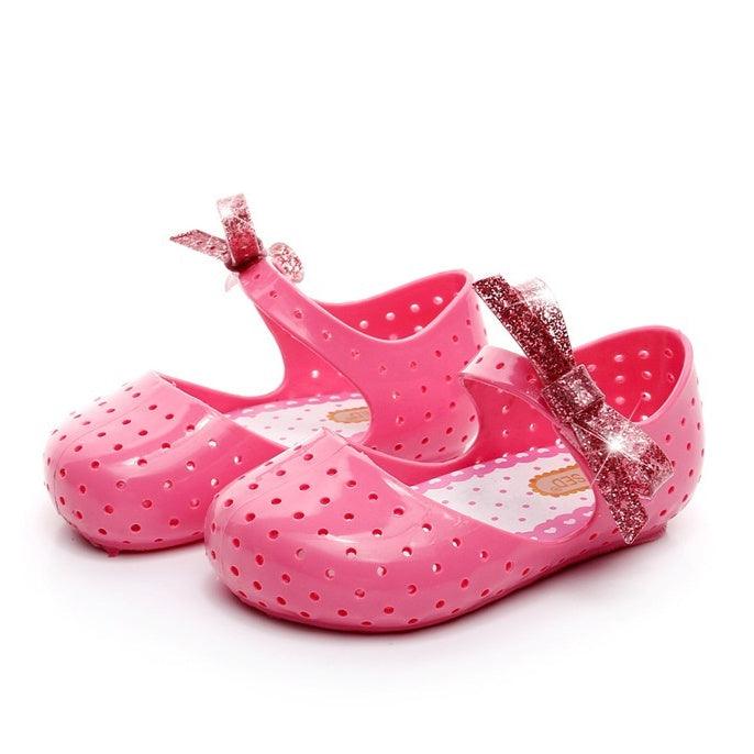 Bowknot Fish Mouth Boy Girl Jelly Sandals - EX-STOCK CANADA