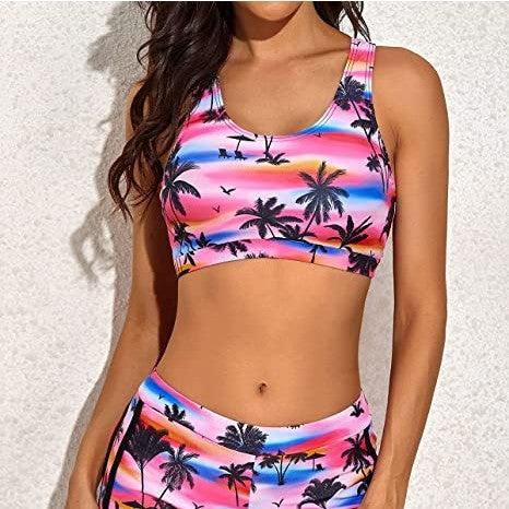 Boxer Three-piece Seaside Vacation Beach Swimsuit - EX-STOCK CANADA